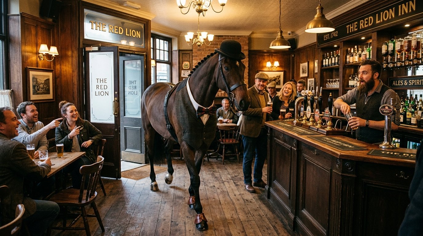 joke a horse walks into a bar