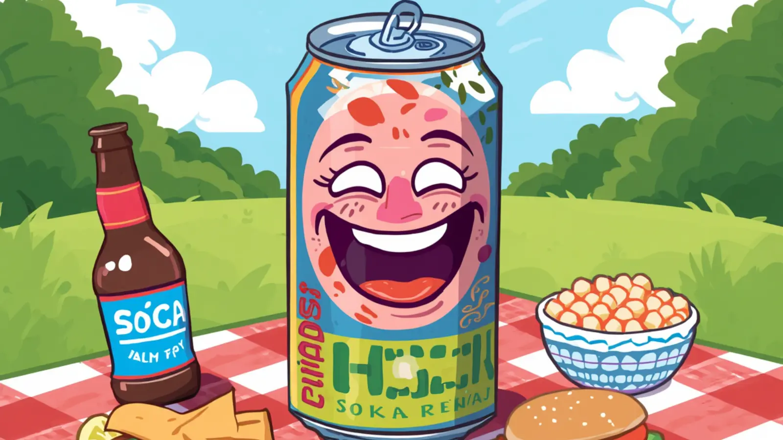 joke soda hello kitty