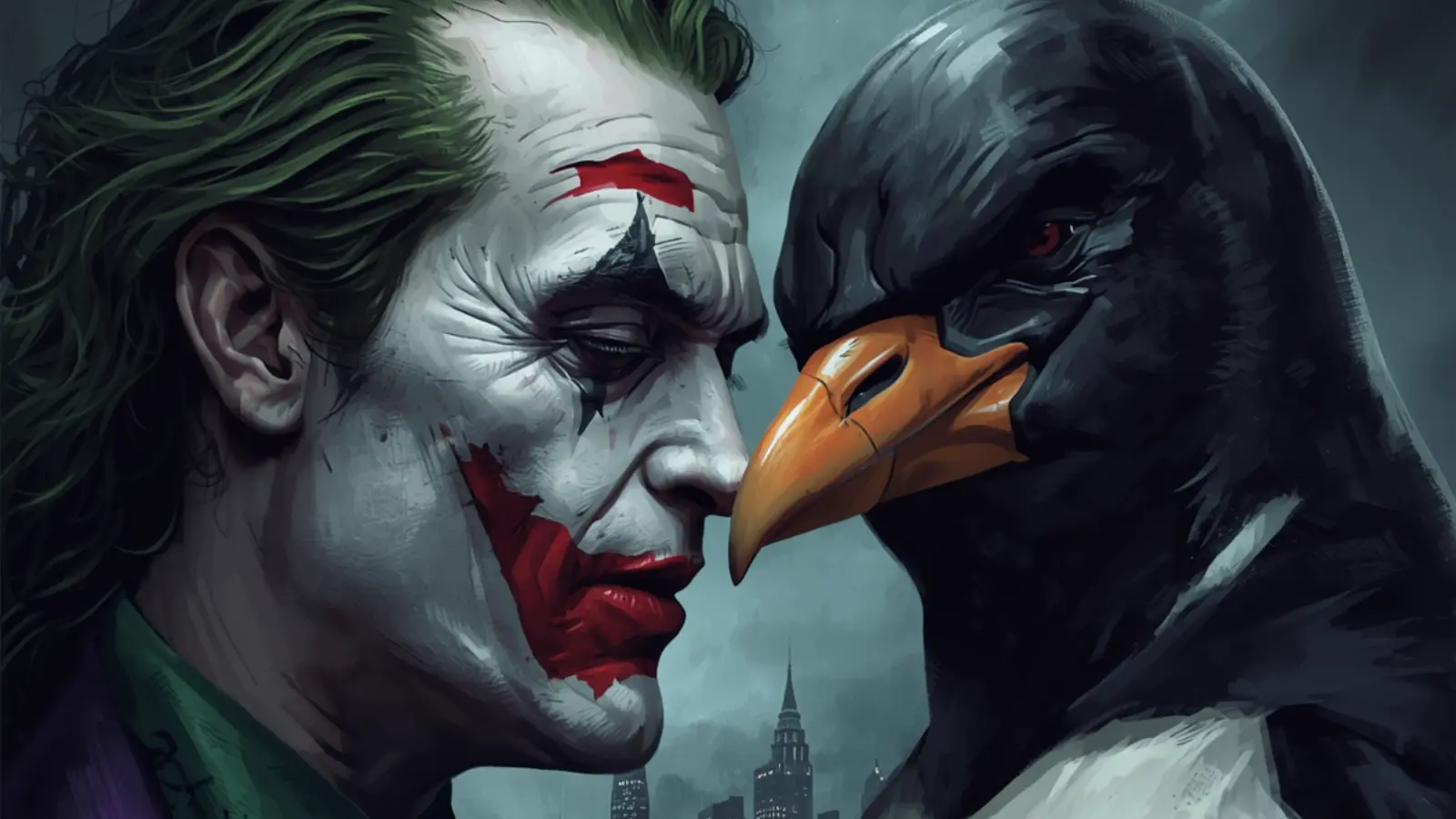 joker and penguin