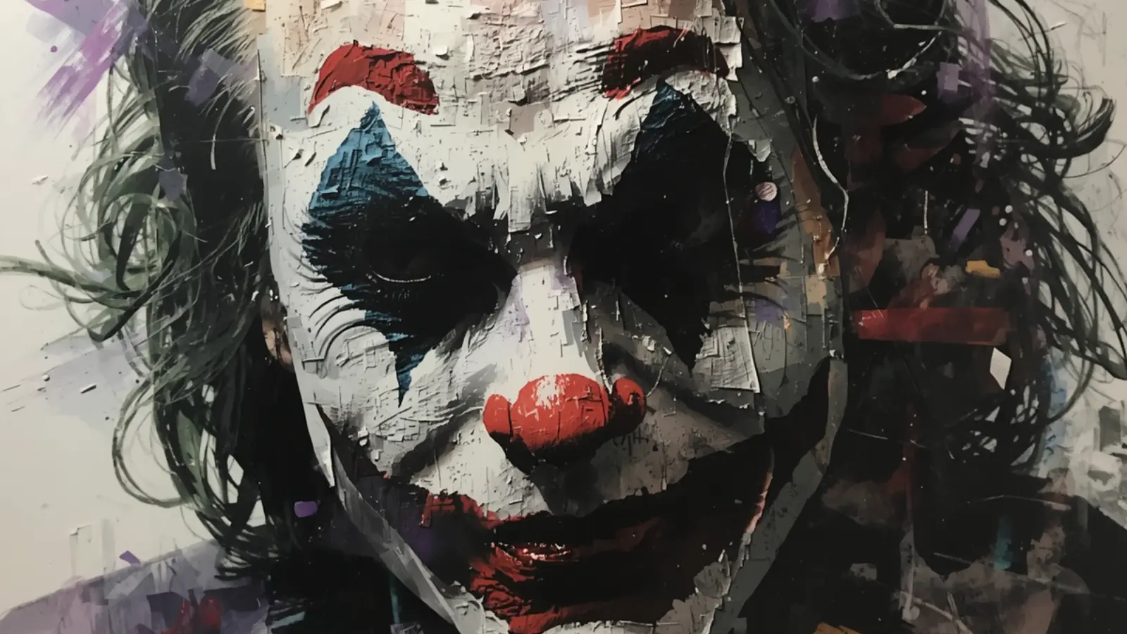 joker face painting