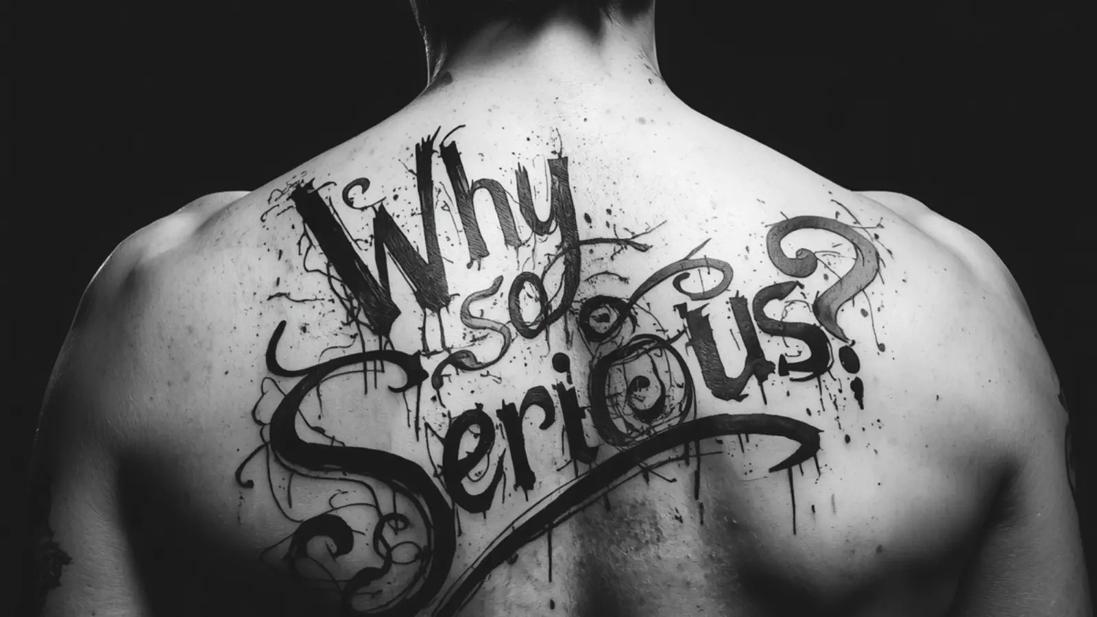 joker tattoo why so serious