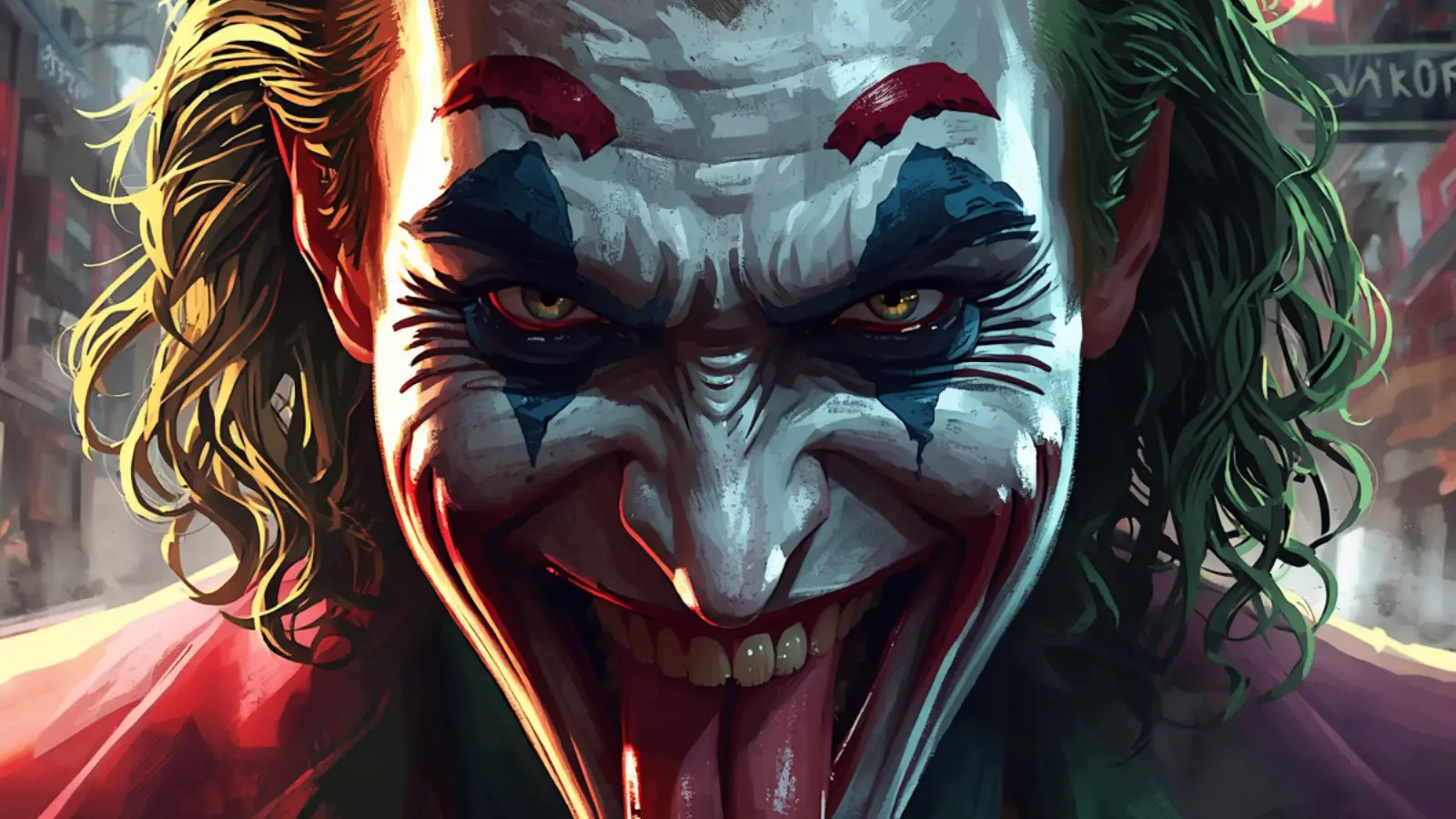 joker tongue out