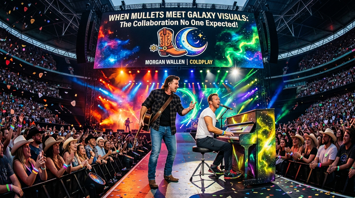 morgan wallen coldplay joke